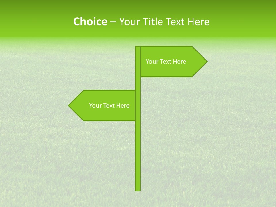 Nature Grow Landscape PowerPoint Template