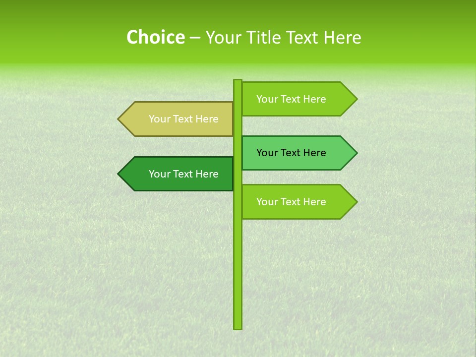 Nature Grow Landscape PowerPoint Template