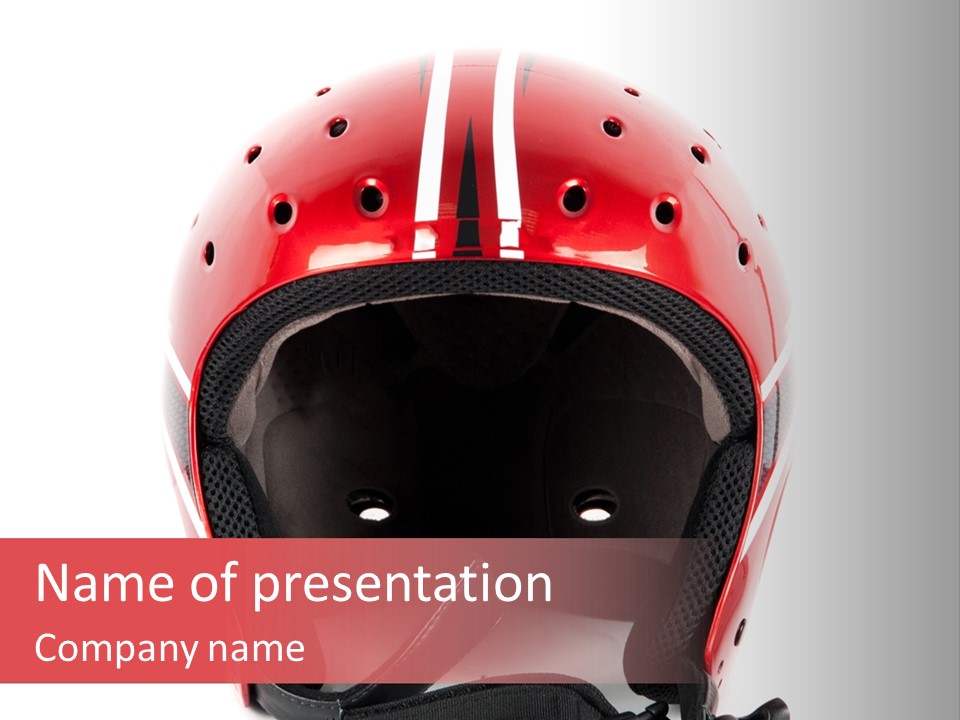 Sport Danger Isolated PowerPoint Template