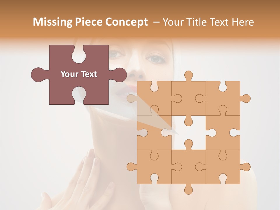 Head Pretty Purity PowerPoint Template