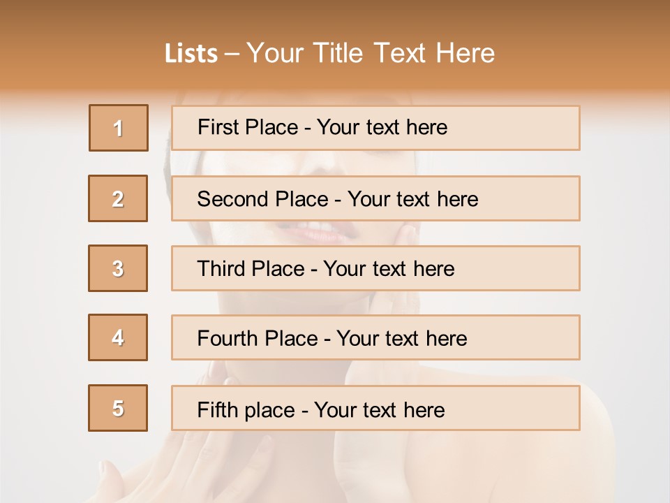 Head Pretty Purity PowerPoint Template