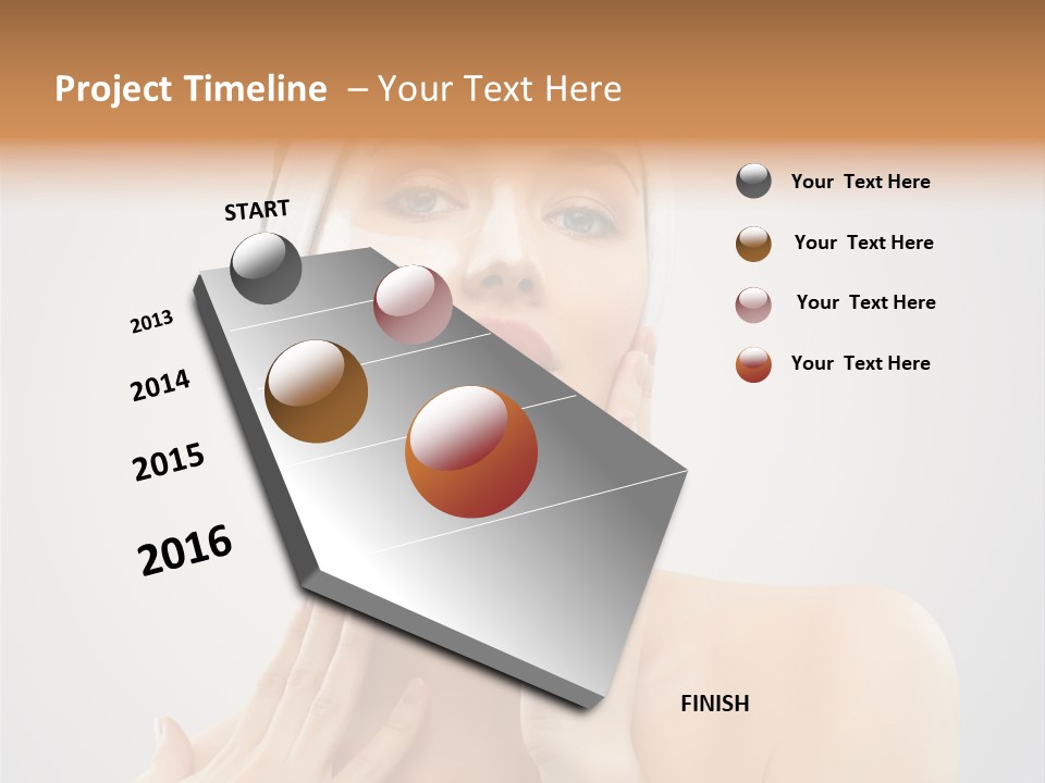 Head Pretty Purity PowerPoint Template