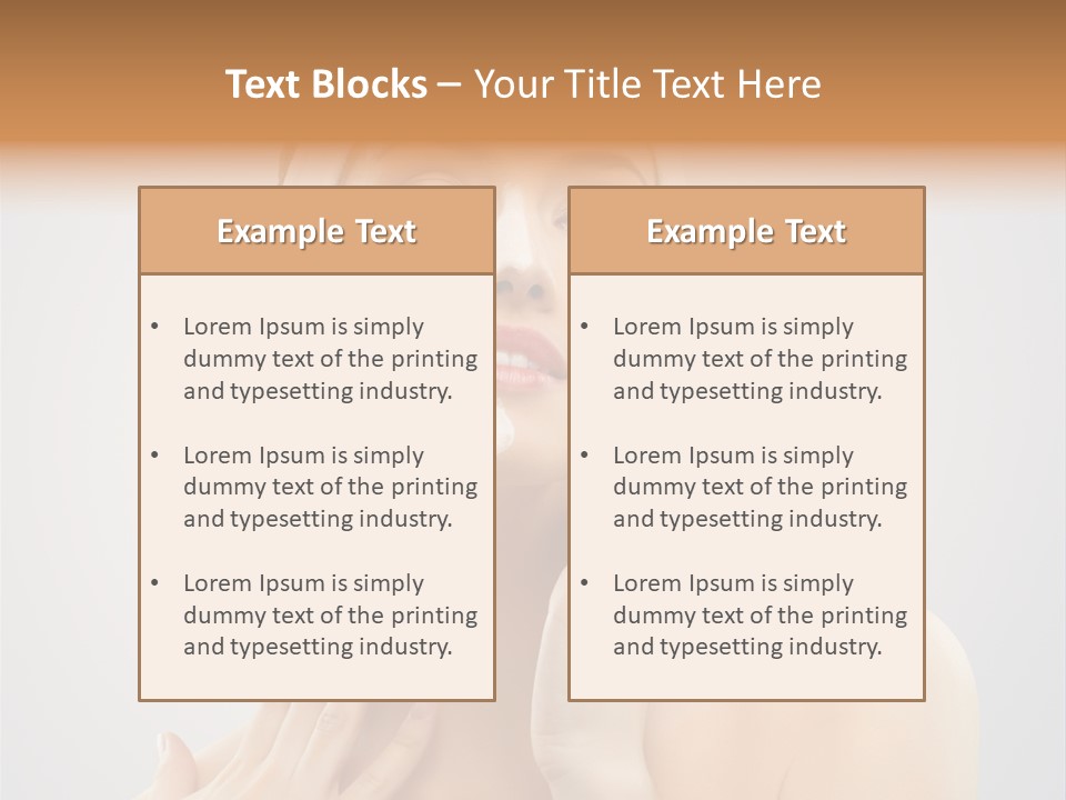 Head Pretty Purity PowerPoint Template