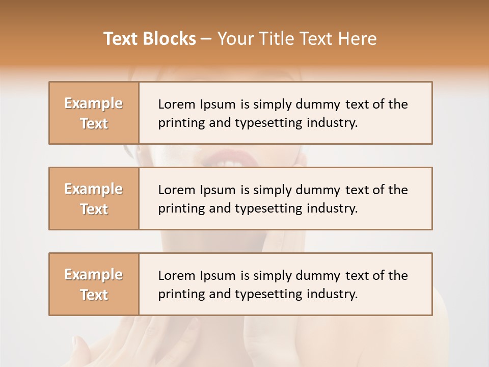 Head Pretty Purity PowerPoint Template