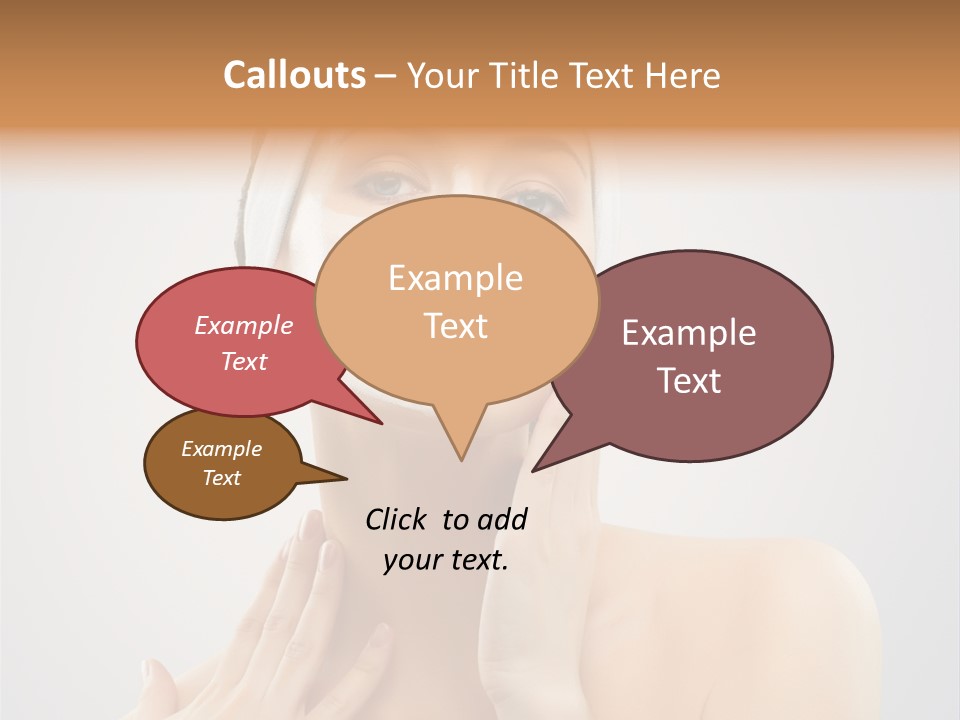 Head Pretty Purity PowerPoint Template