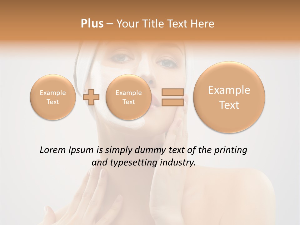 Head Pretty Purity PowerPoint Template