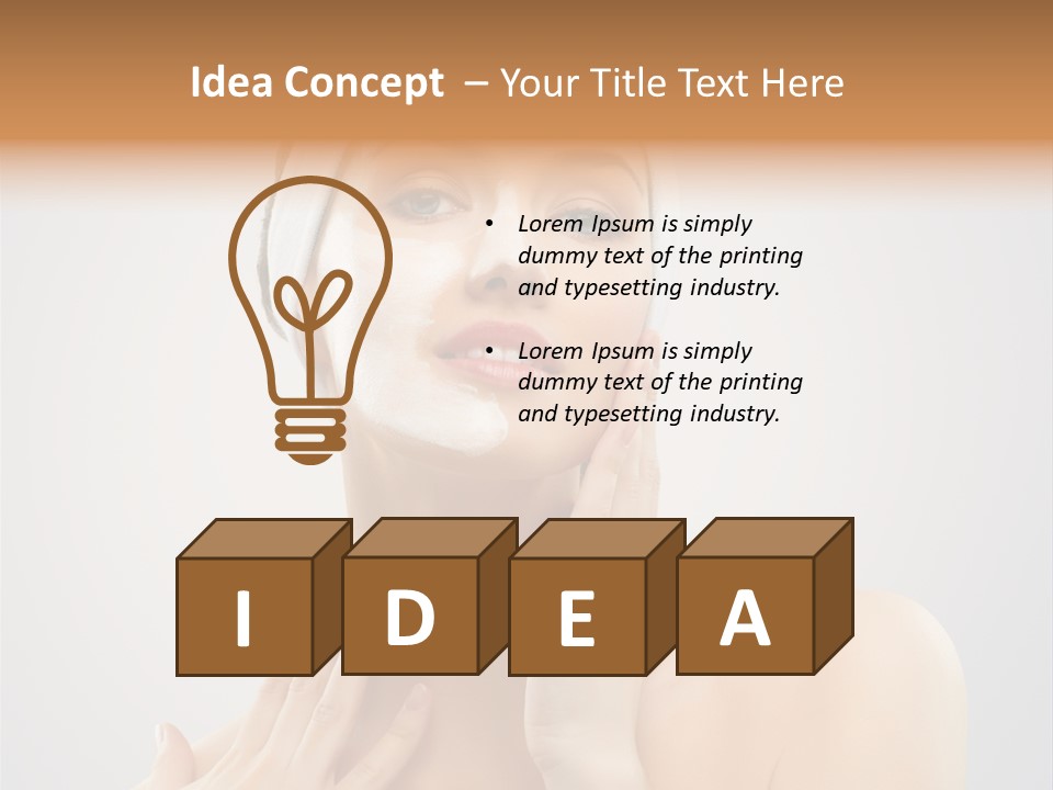 Head Pretty Purity PowerPoint Template