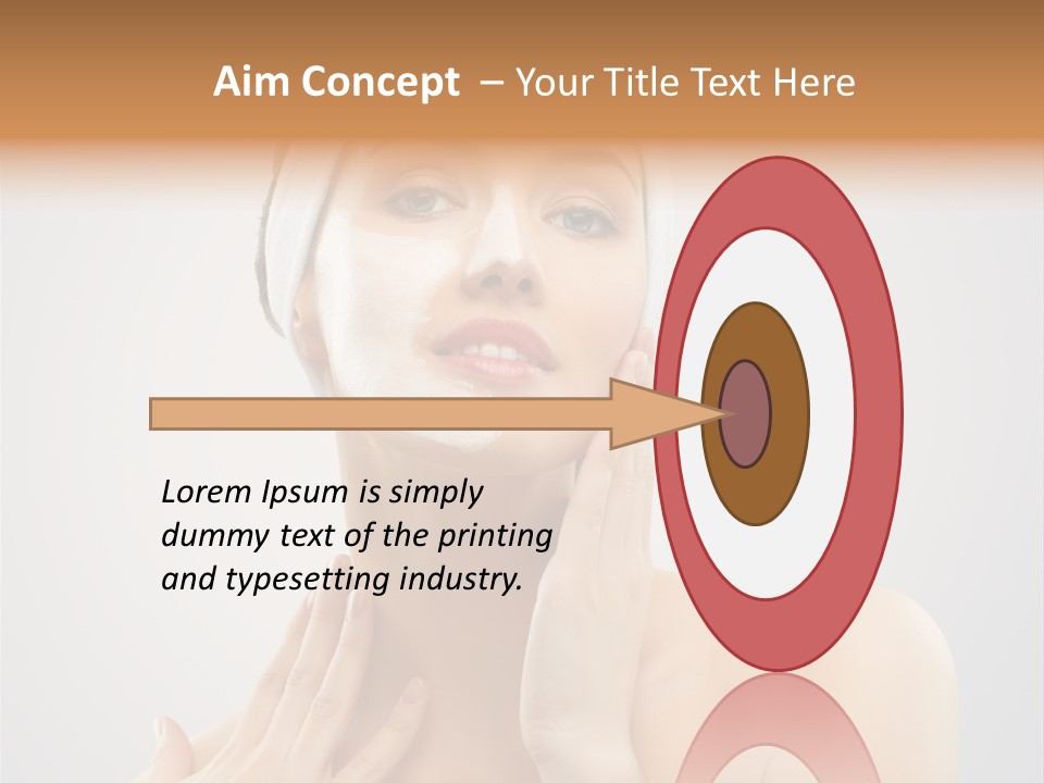 Head Pretty Purity PowerPoint Template