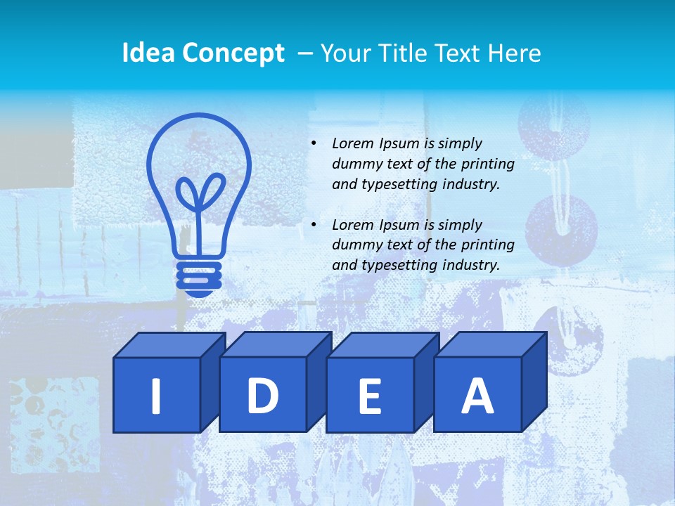 Technology Black Hole Optical PowerPoint Template