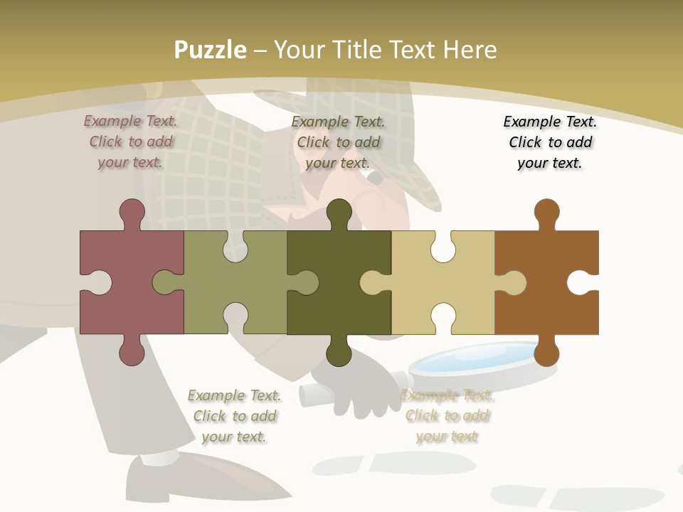 White Looking Design PowerPoint Template