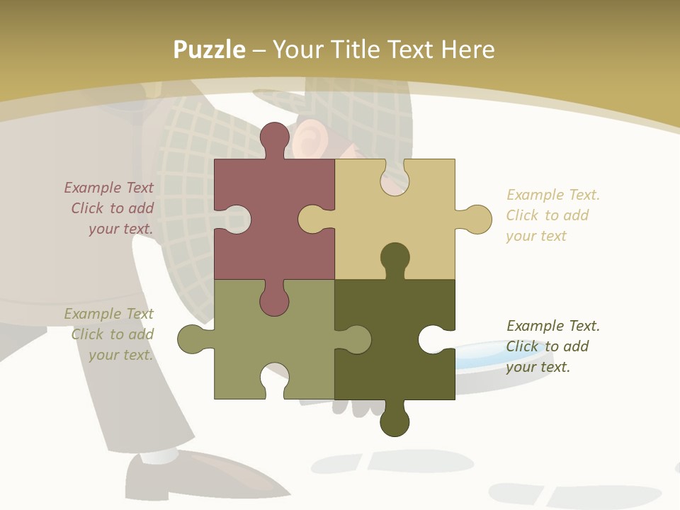 White Looking Design PowerPoint Template