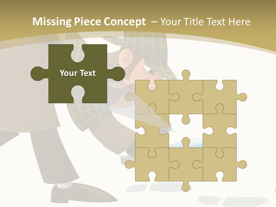 White Looking Design PowerPoint Template