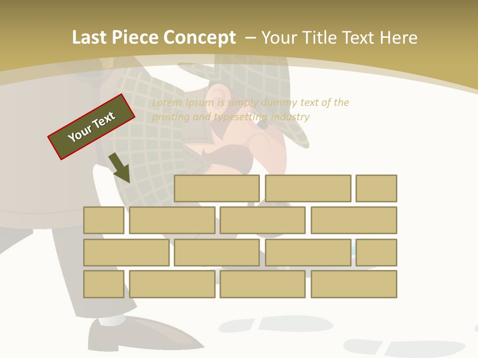 White Looking Design PowerPoint Template