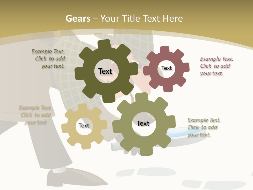 White Looking Design PowerPoint Template
