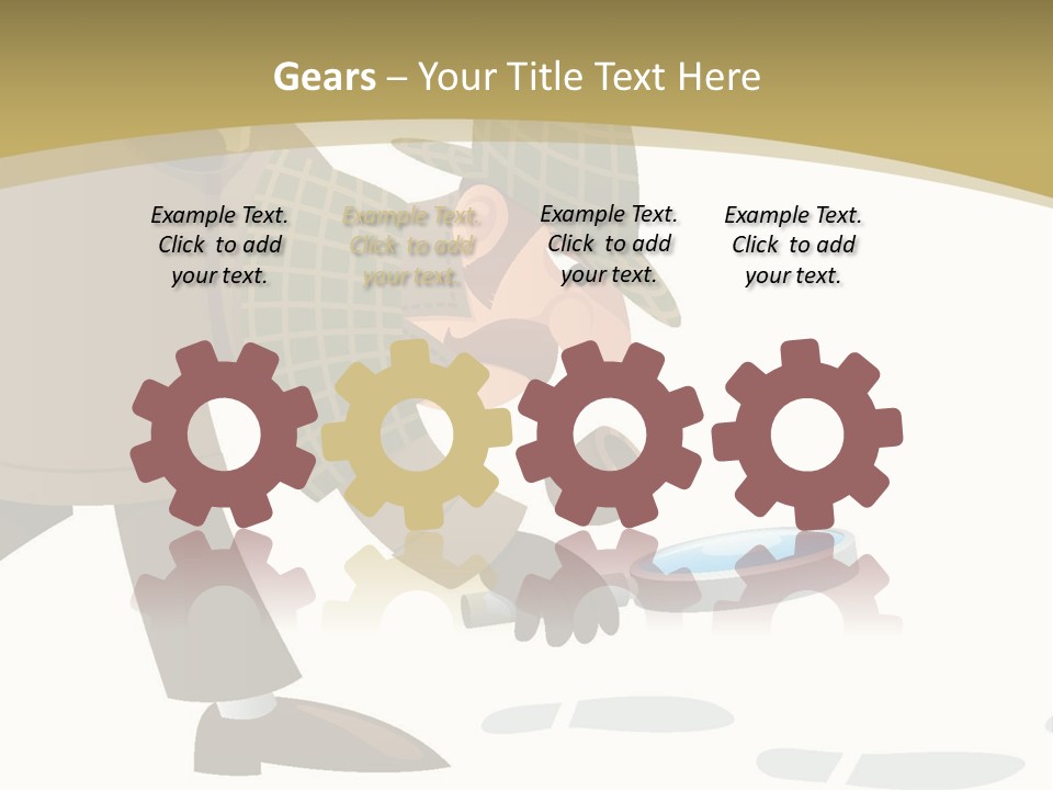 White Looking Design PowerPoint Template