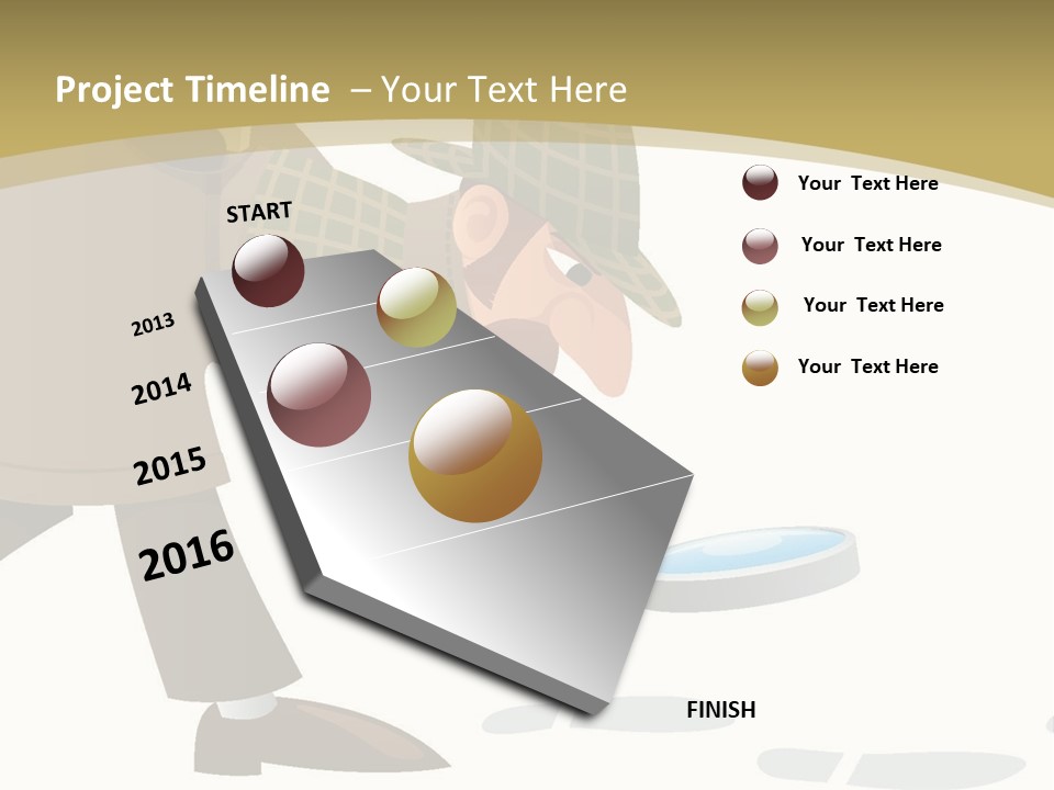 White Looking Design PowerPoint Template