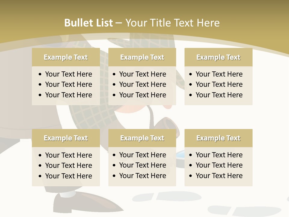 White Looking Design PowerPoint Template