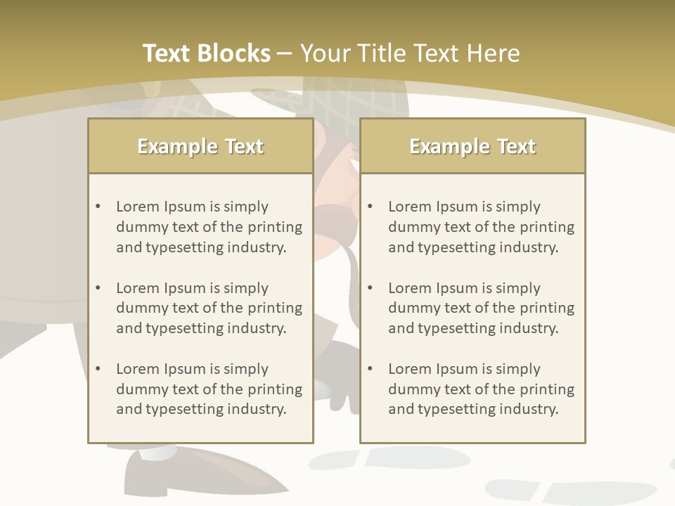 White Looking Design PowerPoint Template