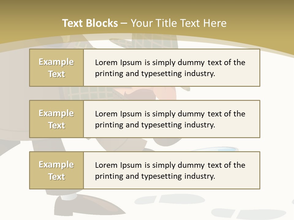 White Looking Design PowerPoint Template