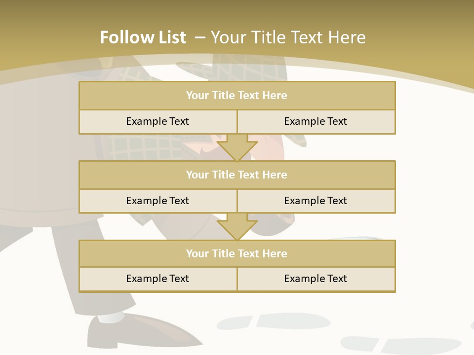 White Looking Design PowerPoint Template