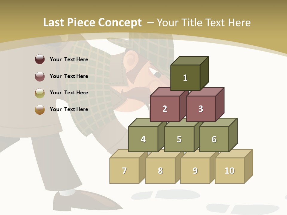 White Looking Design PowerPoint Template