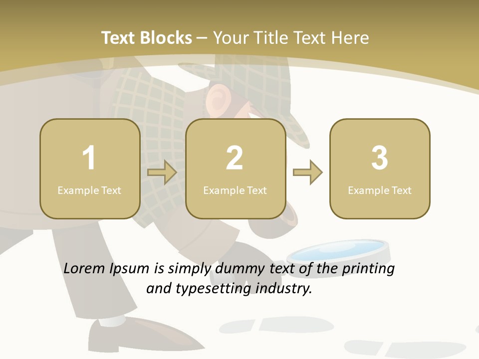 White Looking Design PowerPoint Template