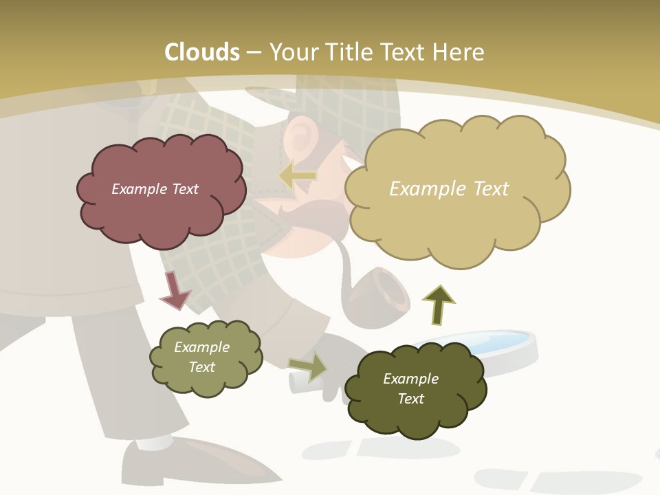 White Looking Design PowerPoint Template