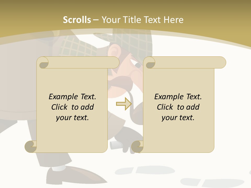 White Looking Design PowerPoint Template
