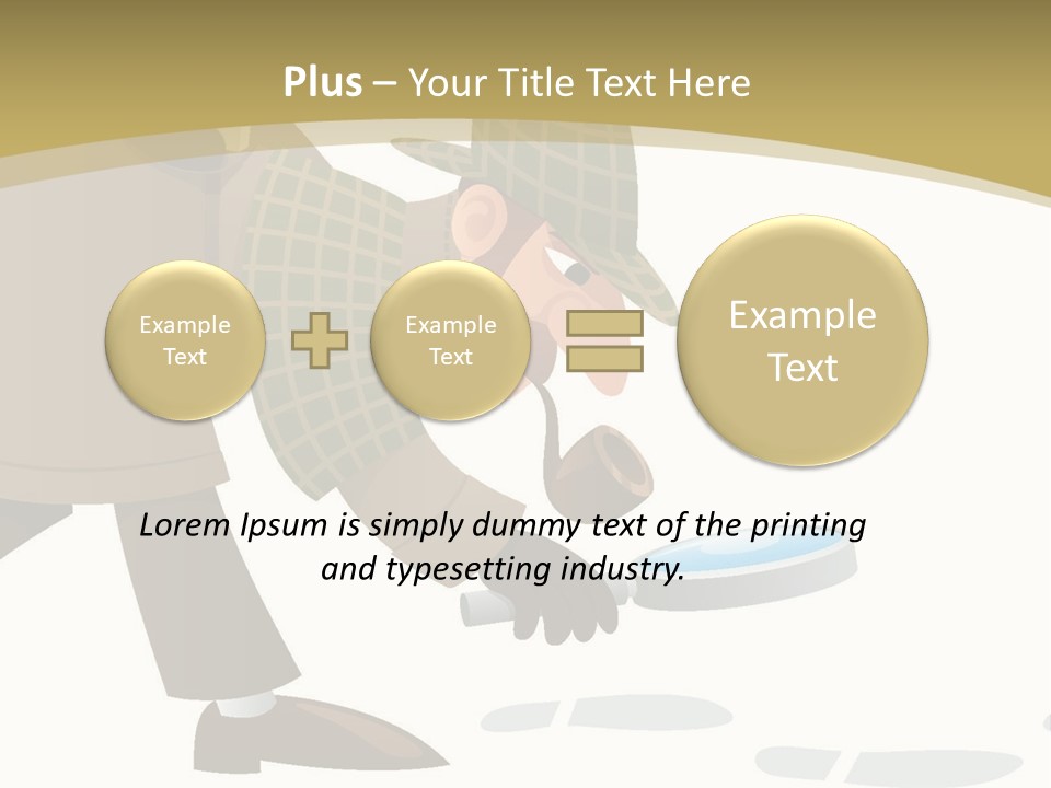 White Looking Design PowerPoint Template