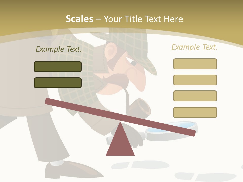 White Looking Design PowerPoint Template