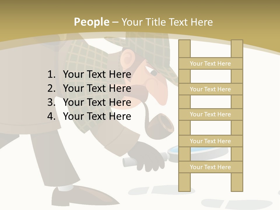 White Looking Design PowerPoint Template