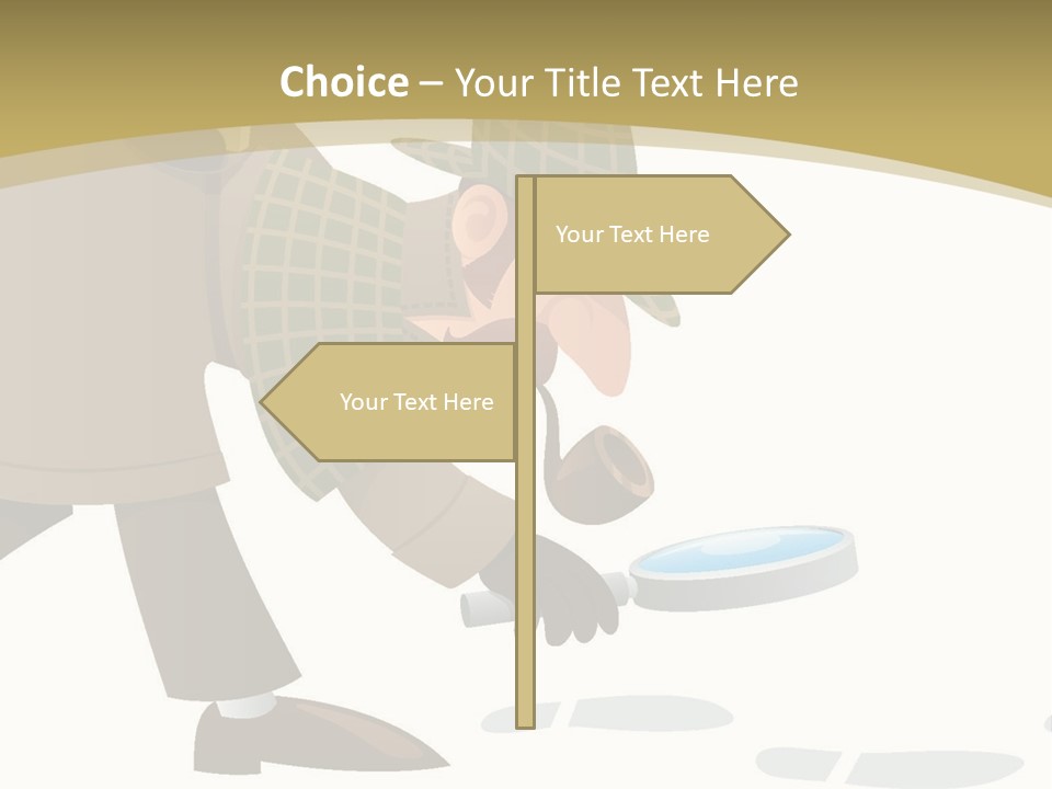 White Looking Design PowerPoint Template