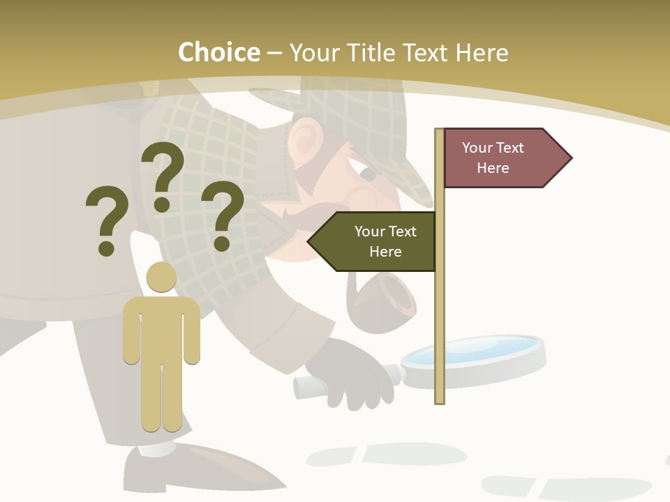 White Looking Design PowerPoint Template