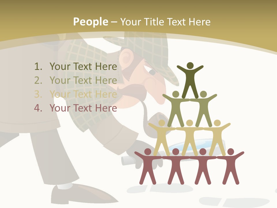 White Looking Design PowerPoint Template