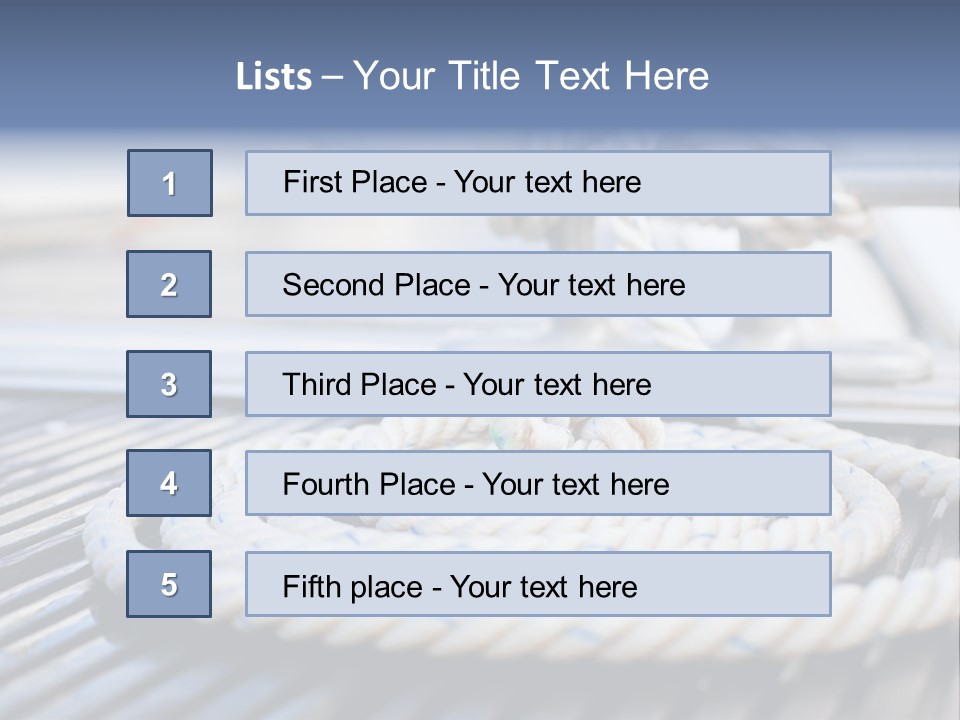 Transportation Yacht End PowerPoint Template