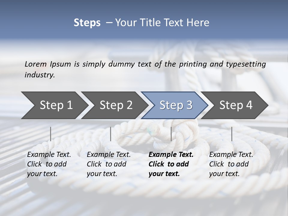 Transportation Yacht End PowerPoint Template
