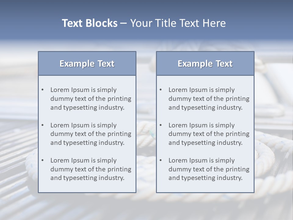 Transportation Yacht End PowerPoint Template