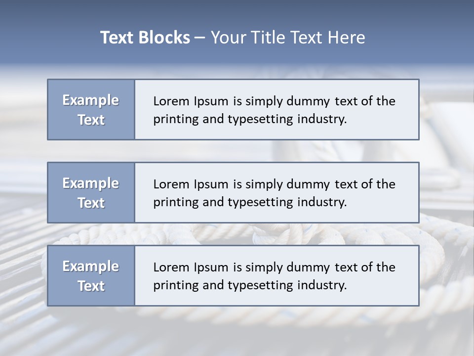 Transportation Yacht End PowerPoint Template