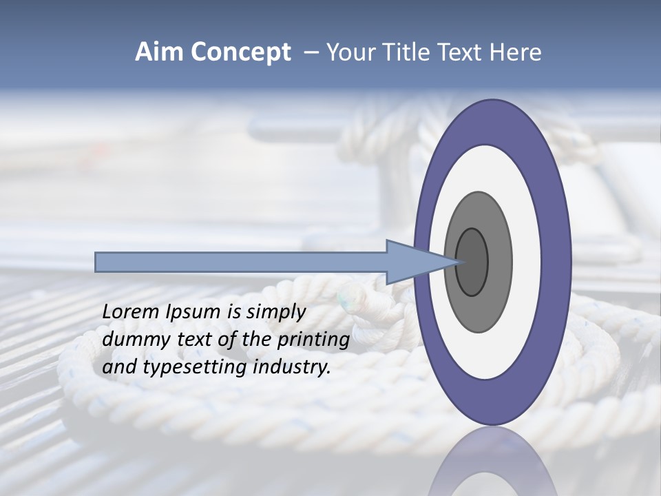 Transportation Yacht End PowerPoint Template