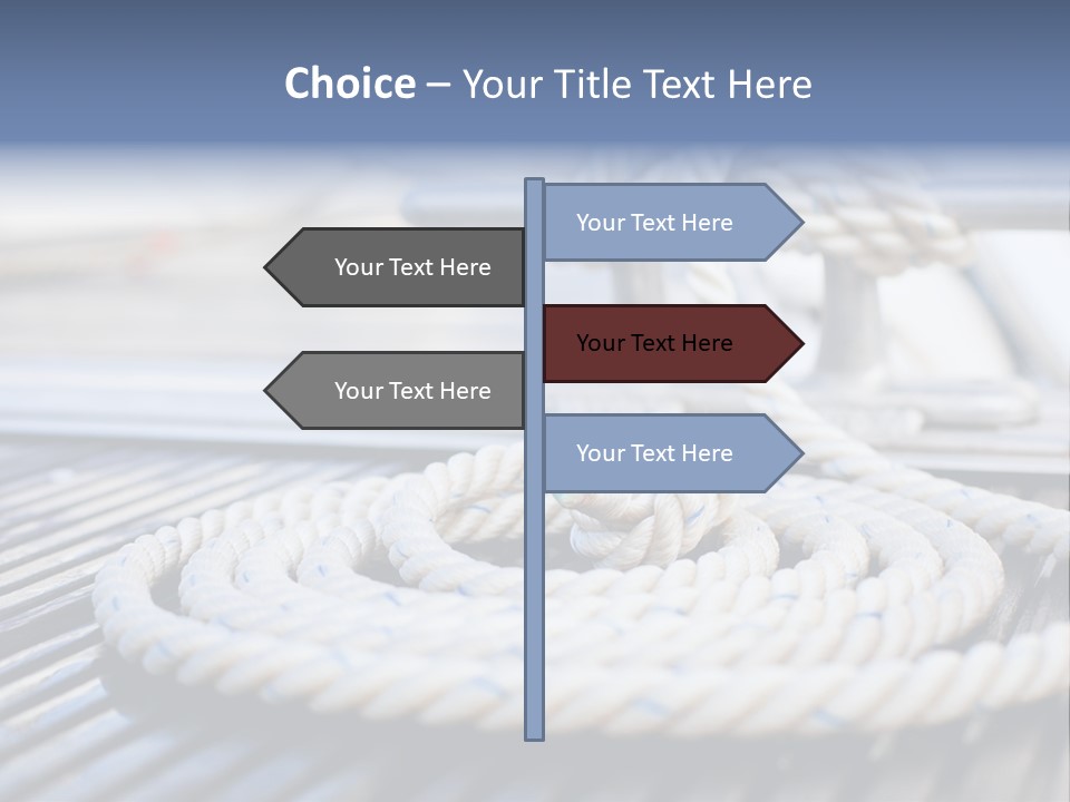 Transportation Yacht End PowerPoint Template