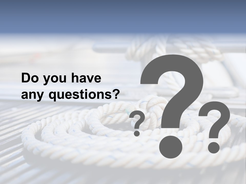 Transportation Yacht End PowerPoint Template