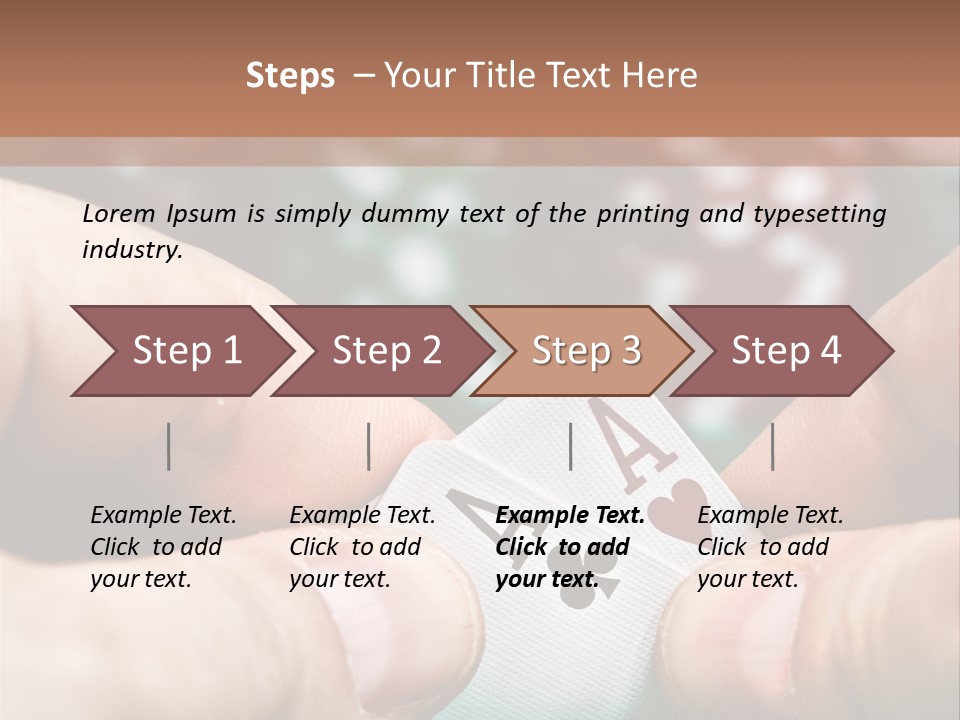 Risk Cash Strategy PowerPoint Template