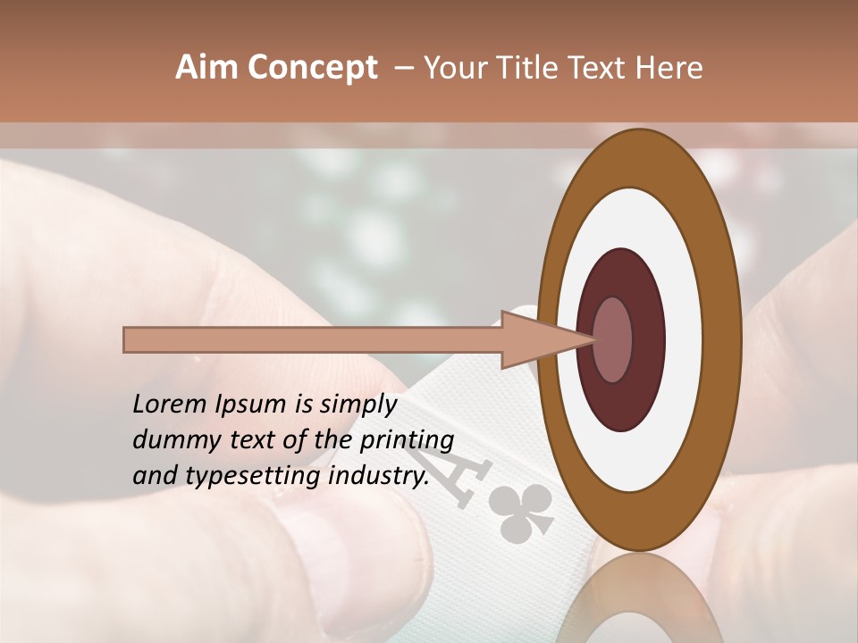 Risk Cash Strategy PowerPoint Template