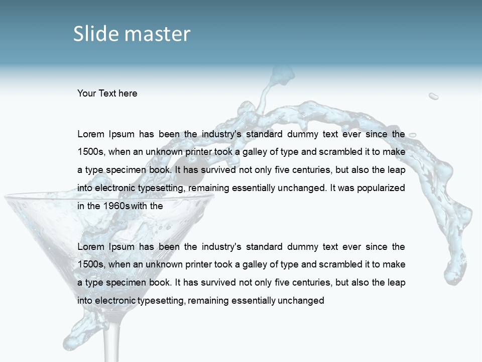 Celebrate Drop Party PowerPoint Template