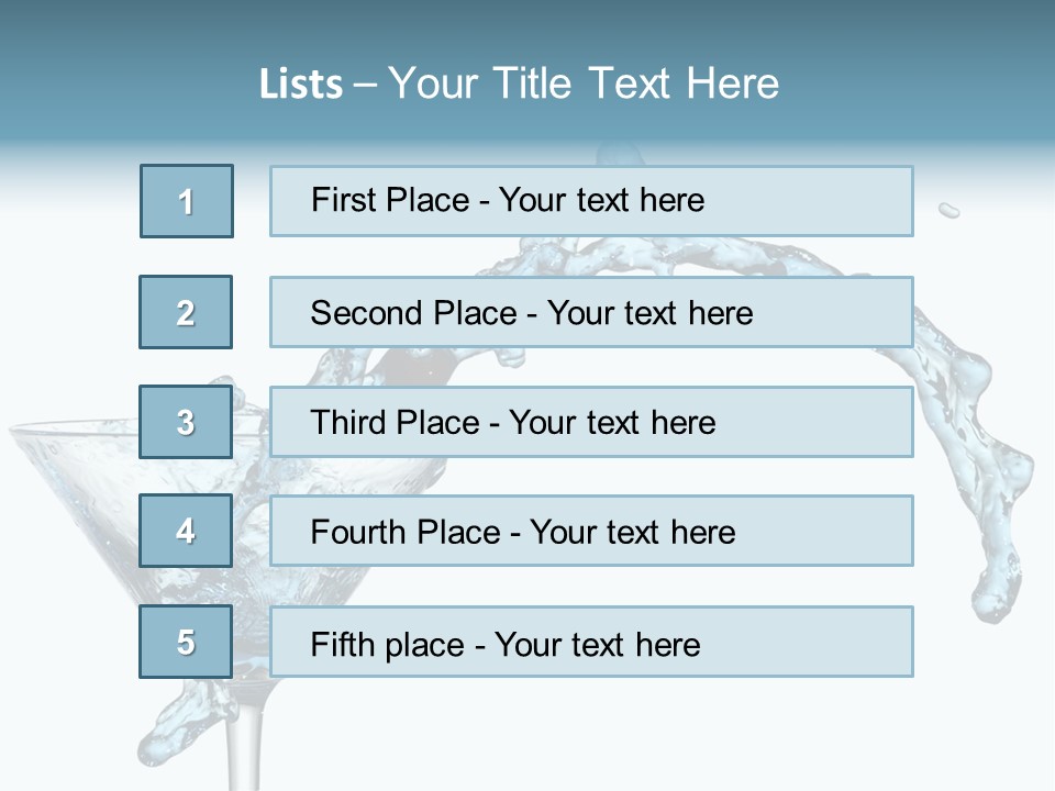 Celebrate Drop Party PowerPoint Template