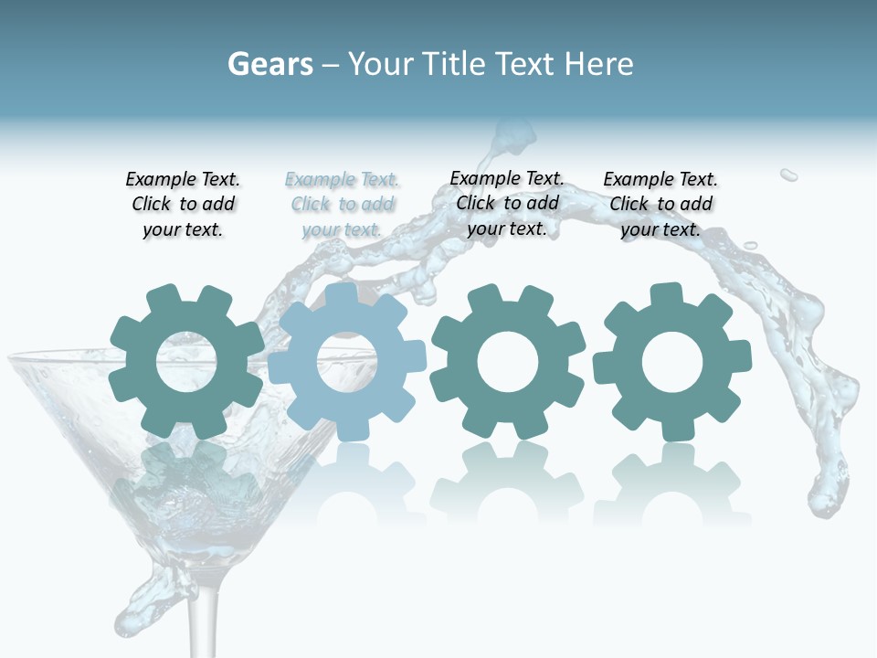 Celebrate Drop Party PowerPoint Template