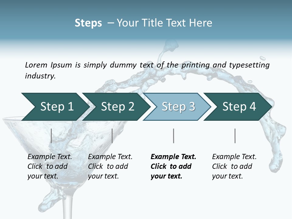 Celebrate Drop Party PowerPoint Template