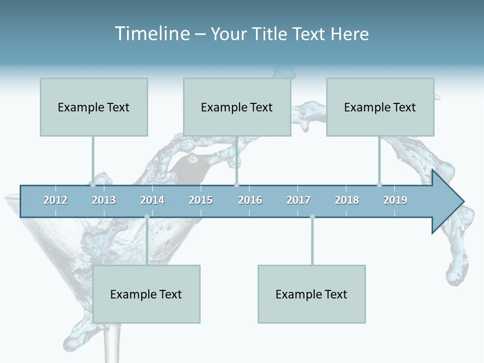 Celebrate Drop Party PowerPoint Template