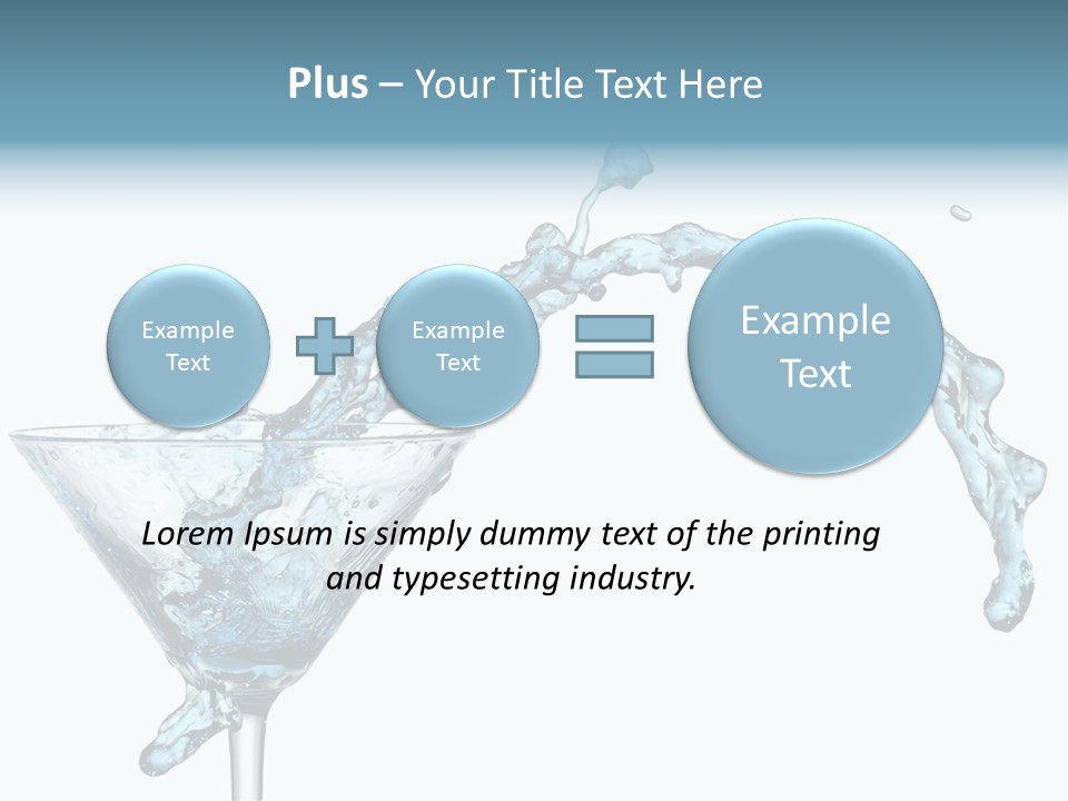 Celebrate Drop Party PowerPoint Template