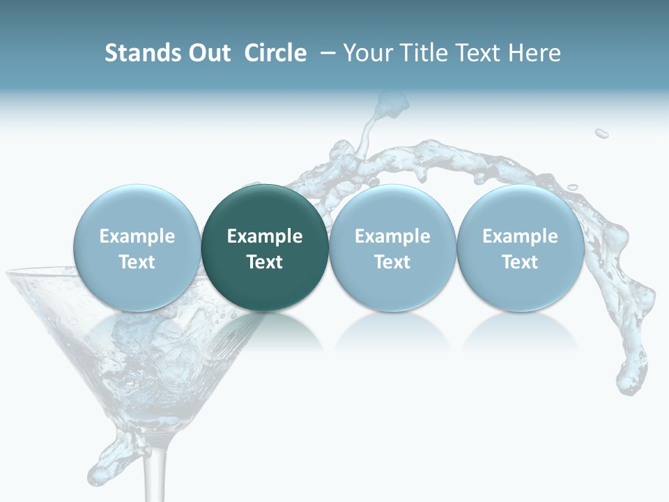 Celebrate Drop Party PowerPoint Template